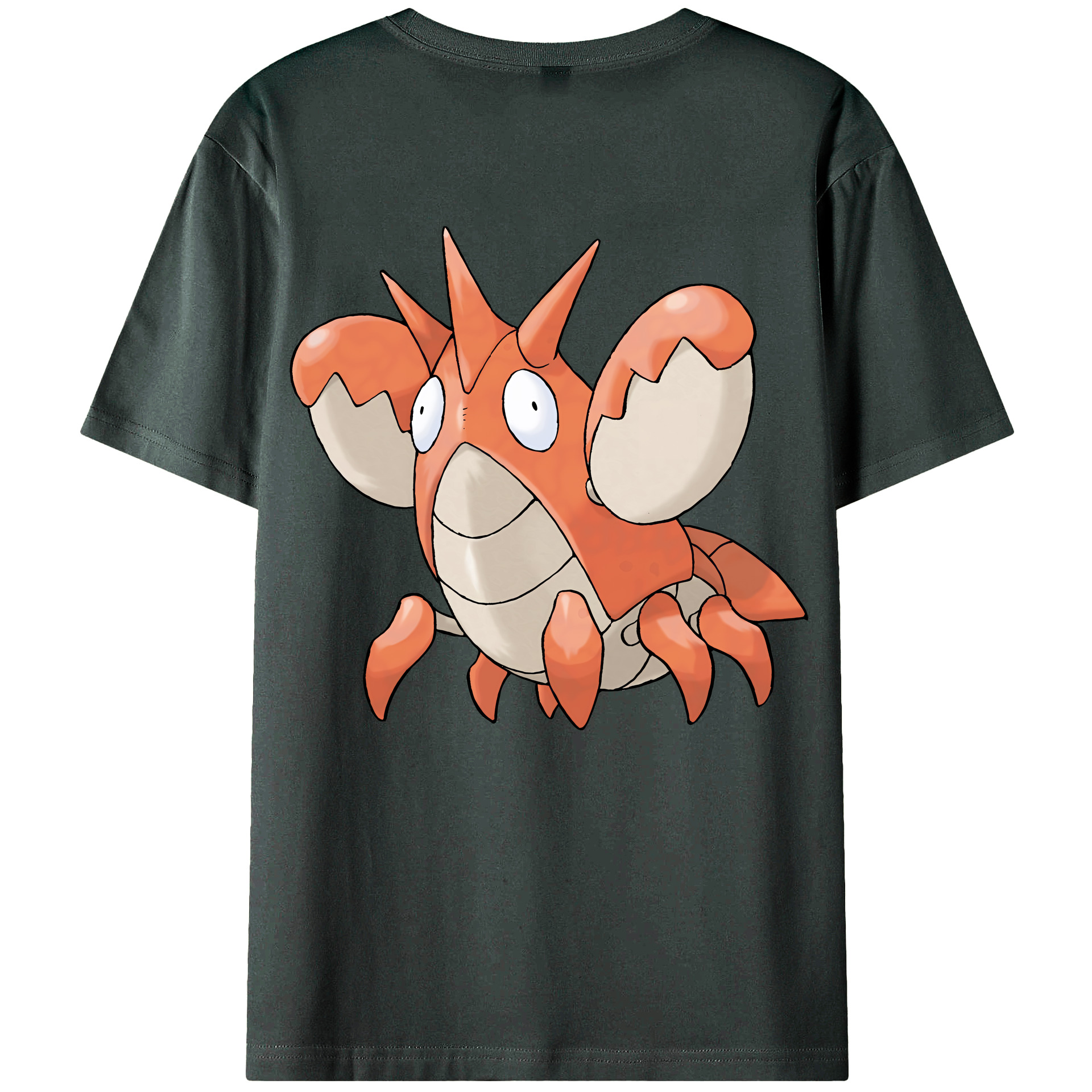 （画像用） ポケットモンスター Pokémon 綿100％ メンズ半袖Tシャツ（バックプリント） 通気性